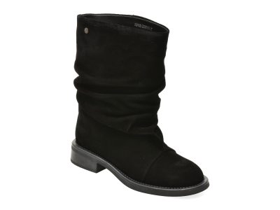 Cizme GRYXX negre, 39695, din piele intoarsa