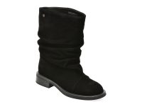 Cizme GRYXX negre, 39695, din piele intoarsa