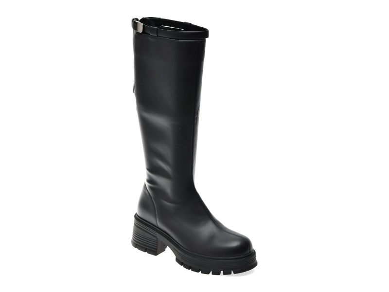 Cizme GRYXX negre, 97912, din piele ecologica