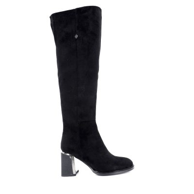 Cizme inalte cu toc femei Solo Donna negre 1162DC0117VN