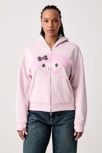Converse  bluză reversibilă pentru femei cu bumbac x HELLO KITTY