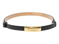 Curea EPICA neagra, F37, din piele naturala