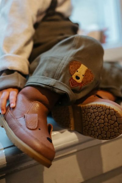 Donsje  ghete de iarnă pentru copii din piele Wadudu Classic Boots Dog