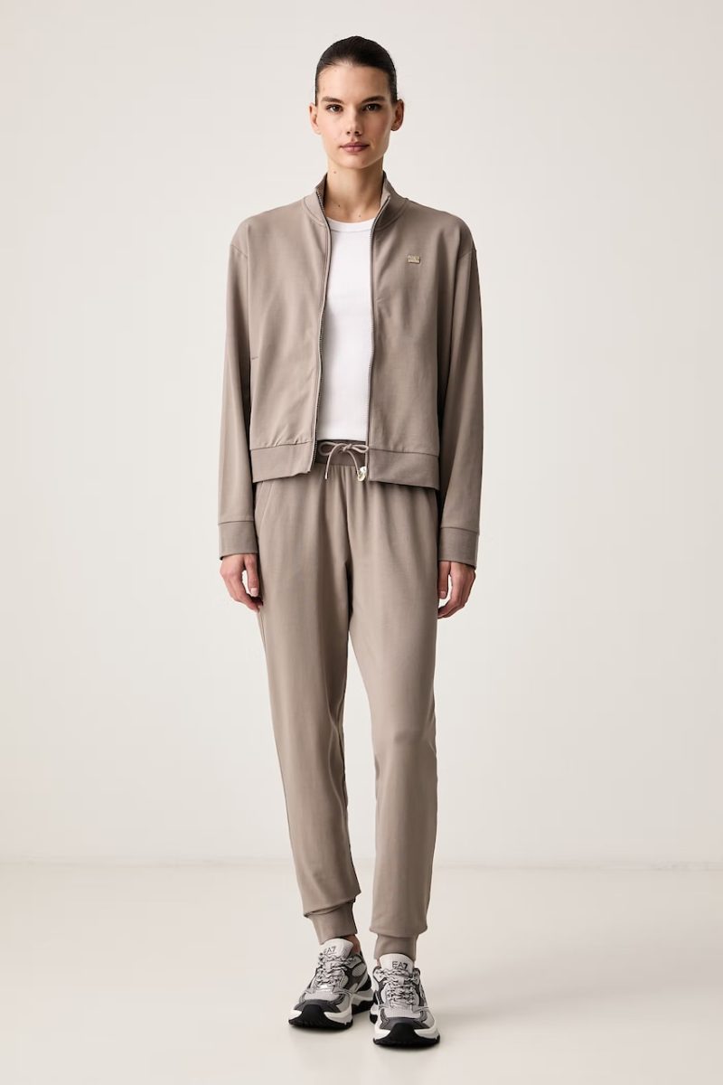 EA7 Emporio Armani  compleu de trening pentru femei, din bumbac cu elastan