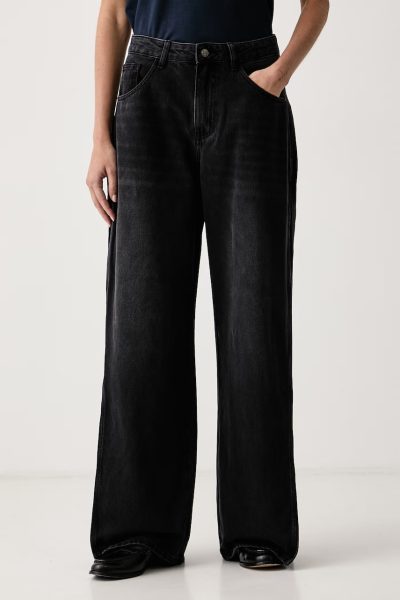 Eleh  blugi wide leg pentru femei