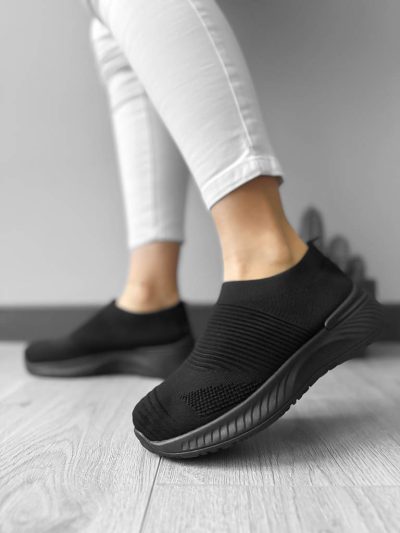 Espadrile dama casual negre 566 T53-1
