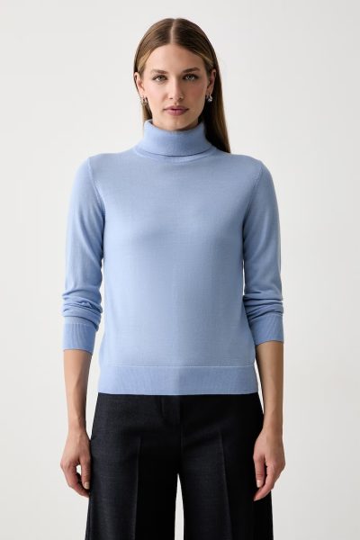 Gant  pulover cu guler înalt de damă din lână