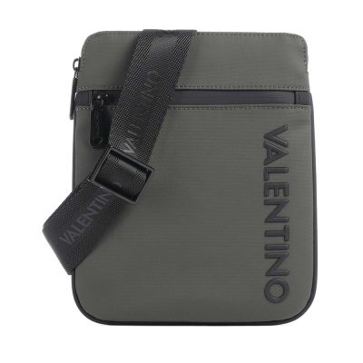 Geantă crossbody  bărbați Valentino Axel verde kaki cu logo 1982BGEAVBSA8O05KA