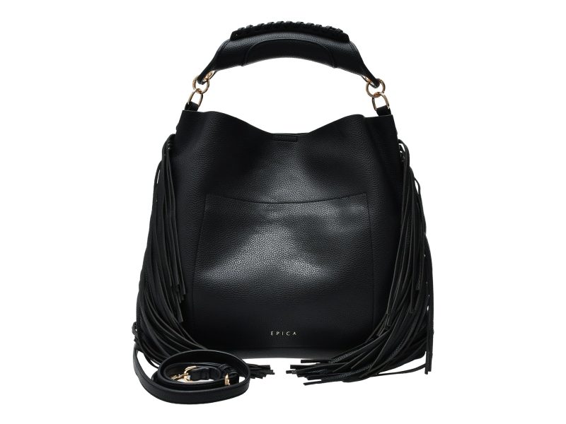 Geanta EPICA neagra, 5160, din piele ecologica