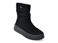 Ghete ALDO negre, D70222, din piele intoarsa