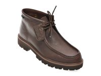 Ghete CLARKS maro, CLEYHILL TOP, din piele naturala
