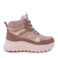 Ghete cu șiret femei Benvenuti bej din piele 1992dg5063vbe