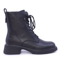 Ghete cu șiret femei Benvenuti negre din piele 1272DG2531N