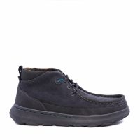 Ghete cu șiret  tip mocasini bărbați Jeep KAUAI WALLA MID gri din piele 3952BG62021VGR