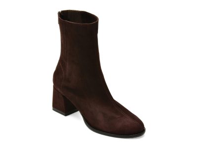 Botine EPICA maro, 2771083, din piele intoarsa