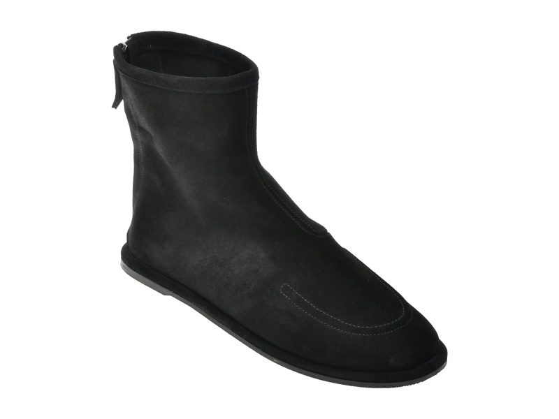Ghete EPICA negre, 5008151, din piele intoarsa