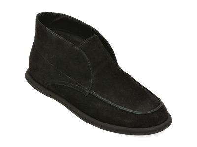 Ghete EPICA negre, 57086, din piele intoarsa