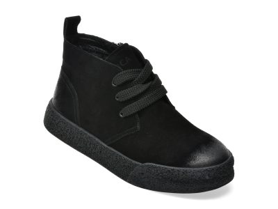 Ghete EPICA negre, 59500, din piele intoarsa