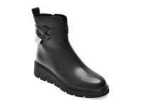 Ghete EPICA negre, 5XR053, din piele naturala