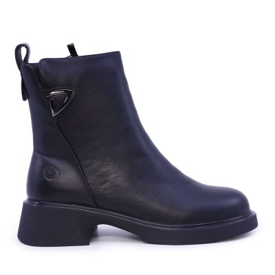 Ghete femei Benvenuti negre din piele 1272DG2529N