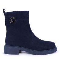 Ghete femei Luca di Gioia bleumarin din piele întoarsă 1292DG1149VBL