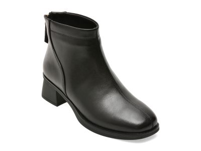 Ghete FLAVIA PASSINI negre, 85100, din piele naturala