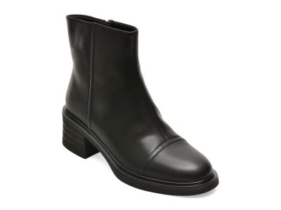 Ghete FLAVIA PASSINI negre, 86662, din piele naturala