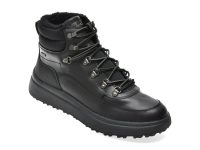 Ghete GEOX negre, U46FZD, din piele naturala