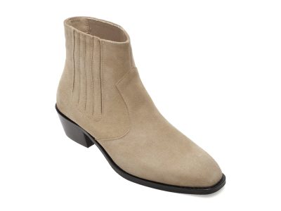 Ghete GRYXX bej, 5376042, din piele intoarsa