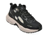 Ghete GRYXX negre, 1A5298, din piele ecologica