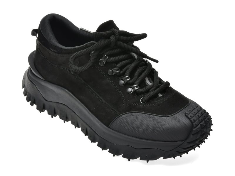 Ghete GRYXX negre, 690036, din piele naturala