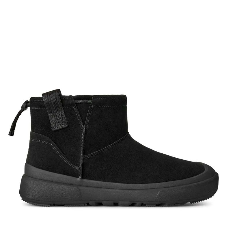 Ghete waterproof bărbați UGG Classic Mini Outpost negre din piele 2392BG1179472VN