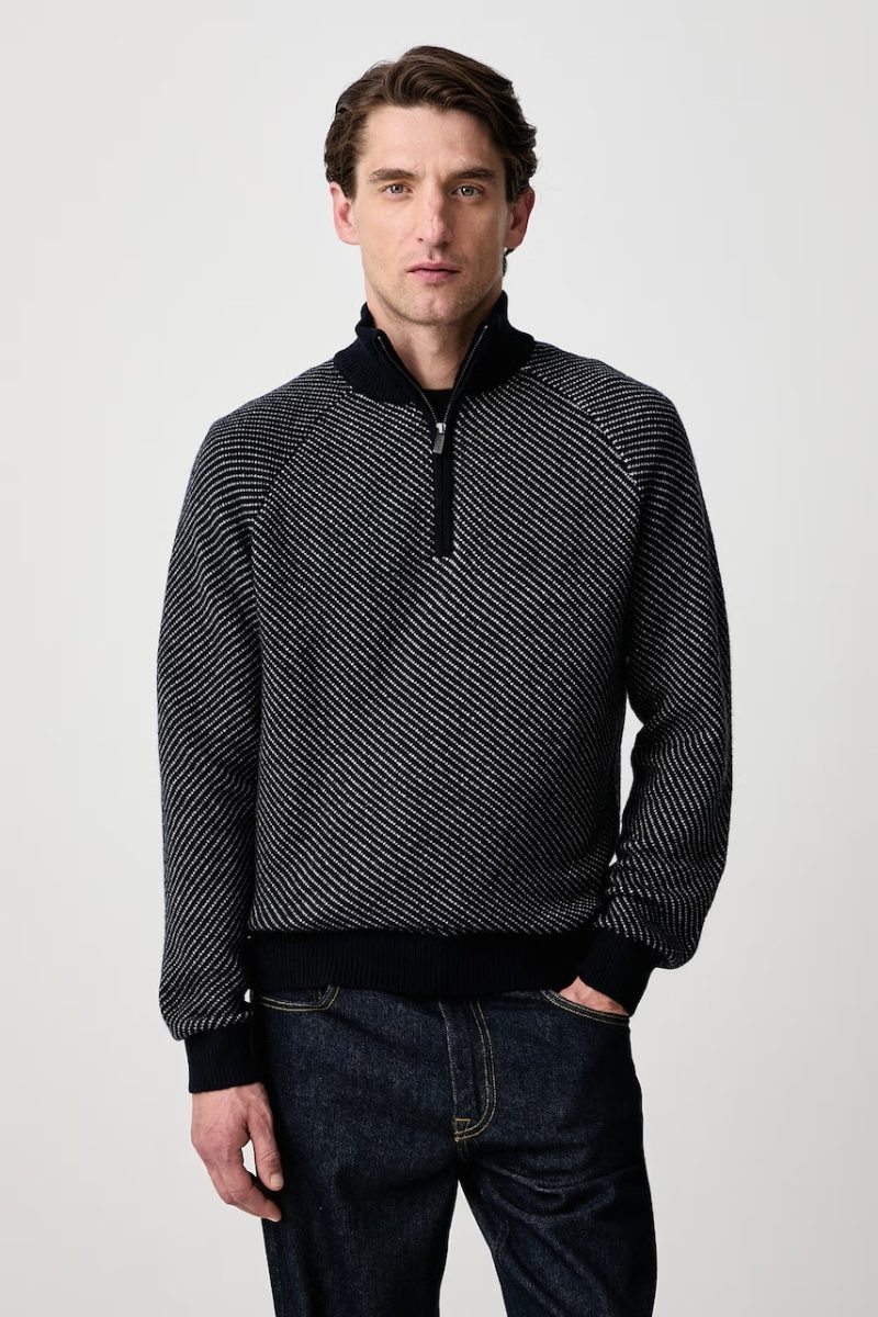 Guess  pulover pentru bărbați cu amestec de lână NICO