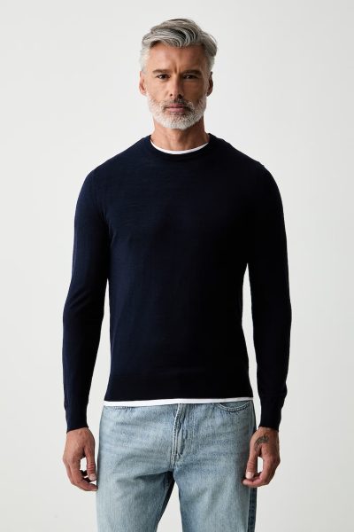 Hackett London  pulover pentru bărbați din lână merino
