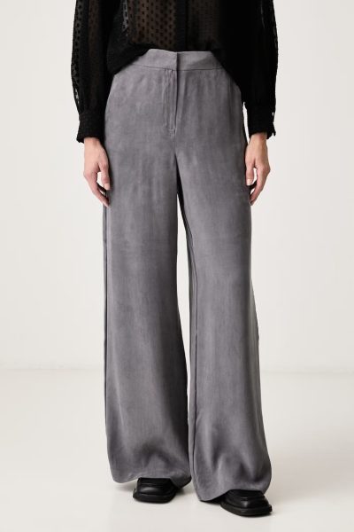 iBlues  pantaloni straight pentru femei cu lyocell IBLQUINTO
