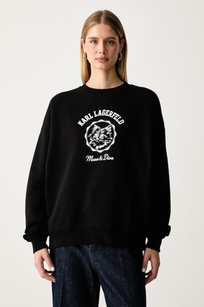 Karl Lagerfeld  hanorac oversized pentru femei cu bumbac