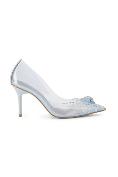 Kurt Geiger London  pantofi cu toc stiletto Eagle Vinyl Court Pale Blue