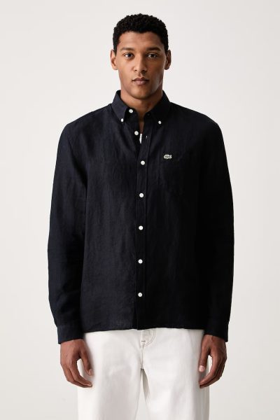 Lacoste  cămașă pentru bărbați din in