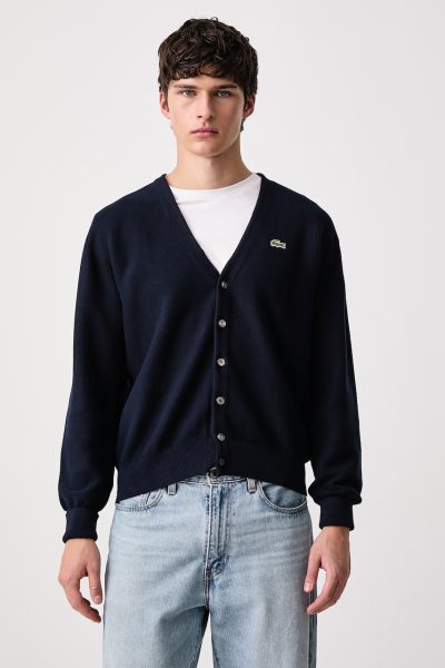 Lacoste  cardigan pentru bărbați din bumbac