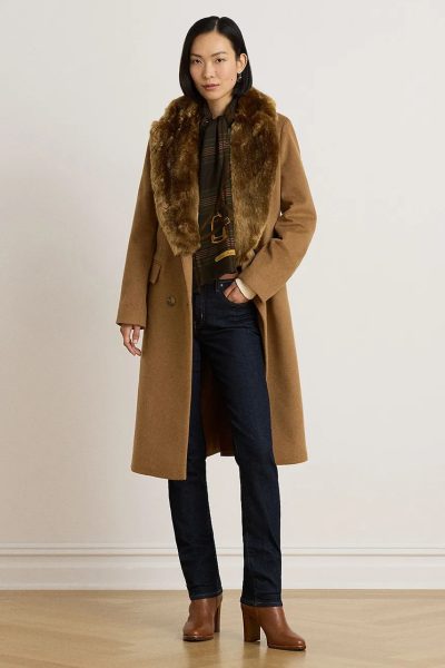 Lauren Ralph Lauren  palton pentru femei cu lână