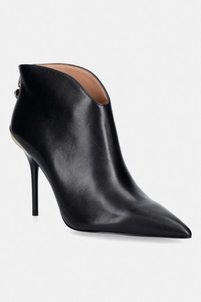 Love Moschino  botine cu toc cui pentru femei din piele