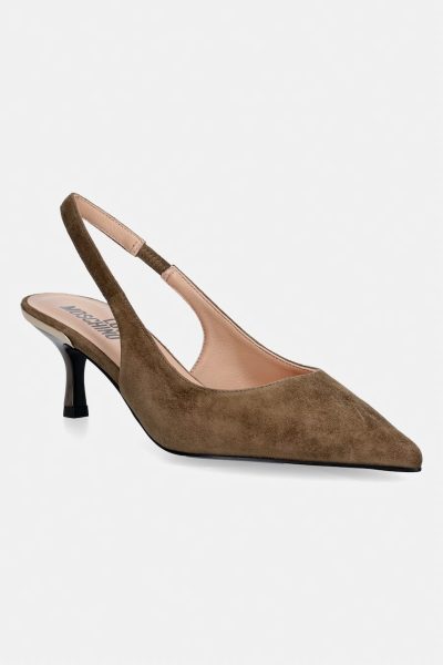 Love Moschino  pantofi cu toc stiletto din piele întoarsă