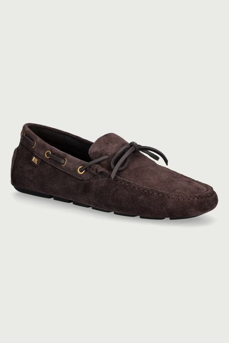 Michael Kors  mocasini pentru bărbați din piele întoarsă Sayer Moc