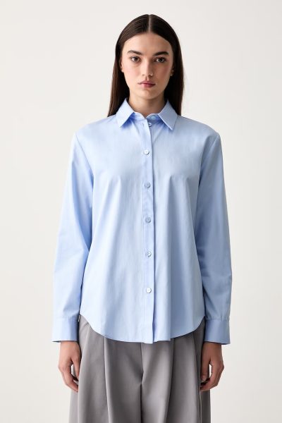 MM by Max Mara  cămașă pentru femei din bumbac MMLFIACRE