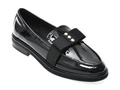 Mocasini ALDO negri, BISSOM 001, din piele naturala lacuita