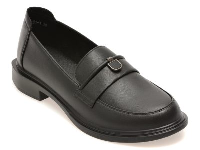 Mocasini FLAVIA PASSINI negri, 1152018, din piele naturala