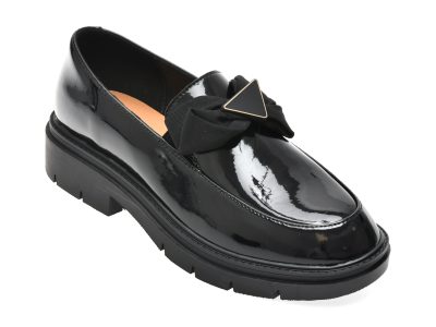 Mocasini FLAVIA PASSINI negri, WC50002, din piele naturala lacuita