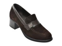Mocasini IMAGE maro, 173365, din piele intoarsa