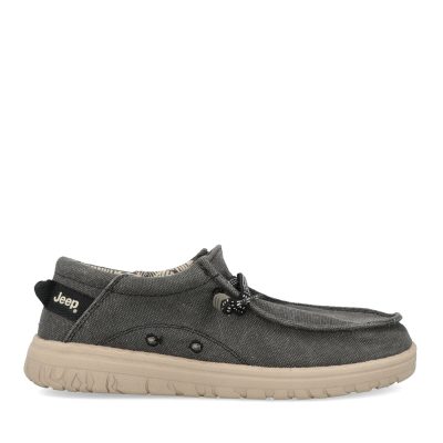 Mocasini ușori bărbați Jeep Samoa Wallabee negri 3951BM61110N