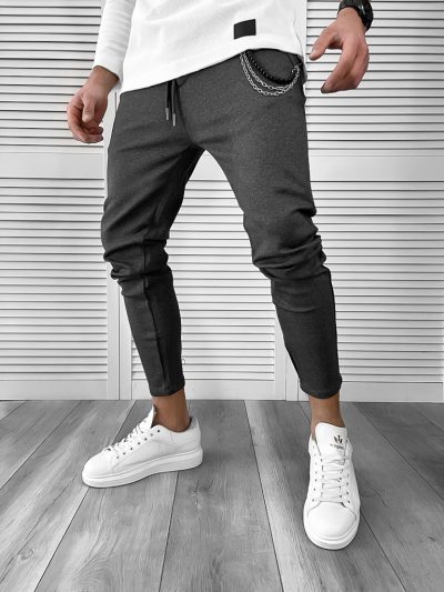 Pantaloni barbati casual gri 7129 122-3.4